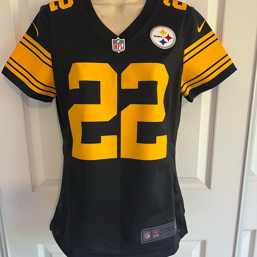 Women's Pittsburgh Steelers Color Rush Jersey Najee Harris #22 Nike on field EUC